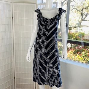 ESCADA, Womens Silk Polka Dot Dress, L.